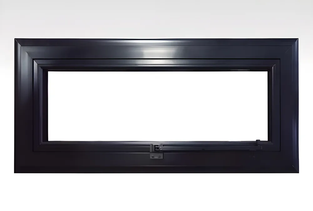 Ventiluz, color negro mate (detalle)