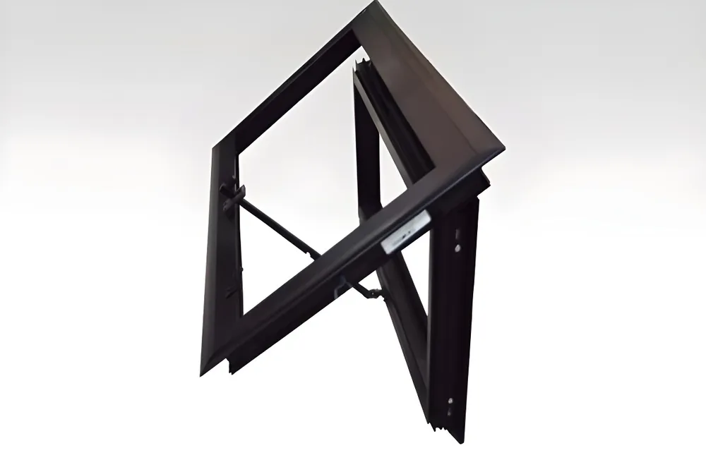 Ventiluz, color negro mate (detalle)