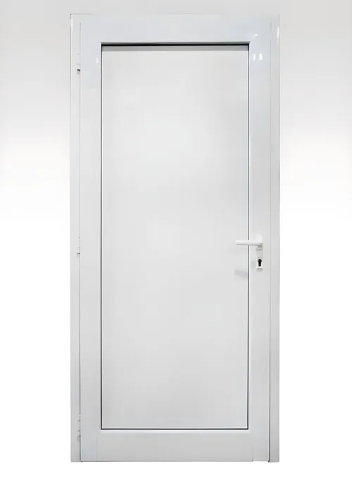 Puerta blanca panel liso, color blanco