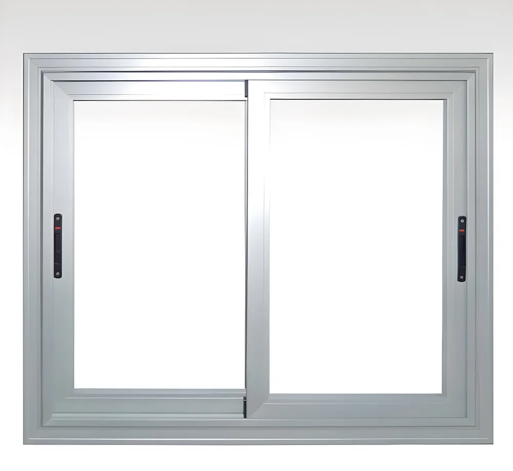 Ventana corrediza M1, color anodizado natural