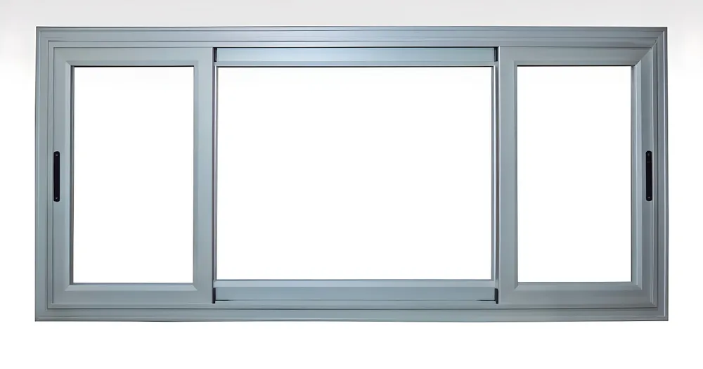 Ventana corrediza M3, color anodizado natural