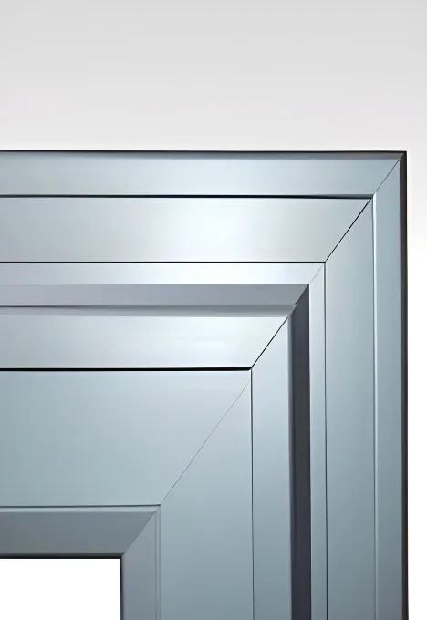 Ventana corrediza M3, color anodizado natural (detalle)