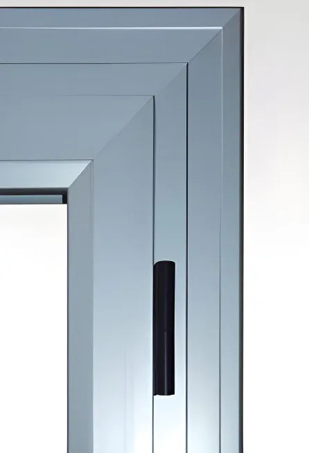 Ventana Patagónica M3, color anodizado natural (detalle)