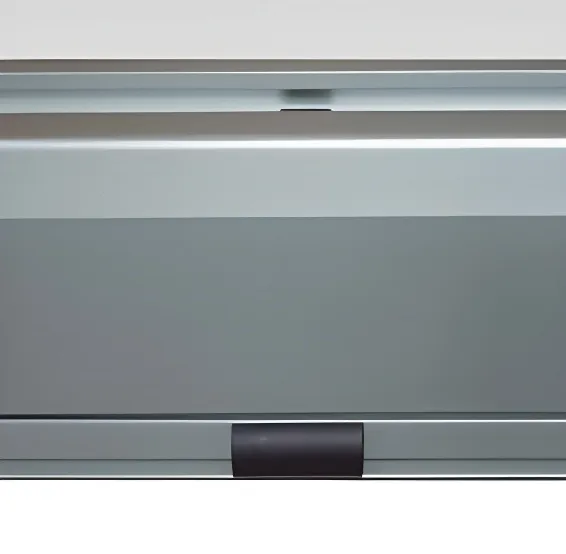 Ventana desplazable M3, color anodizado natural (detalle)