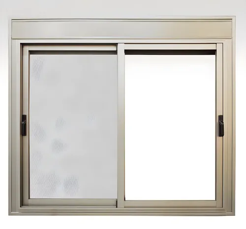 Puerta balcón corrediza, color anodizado peltre