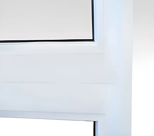 Paños fijos, color blanco (detalle)