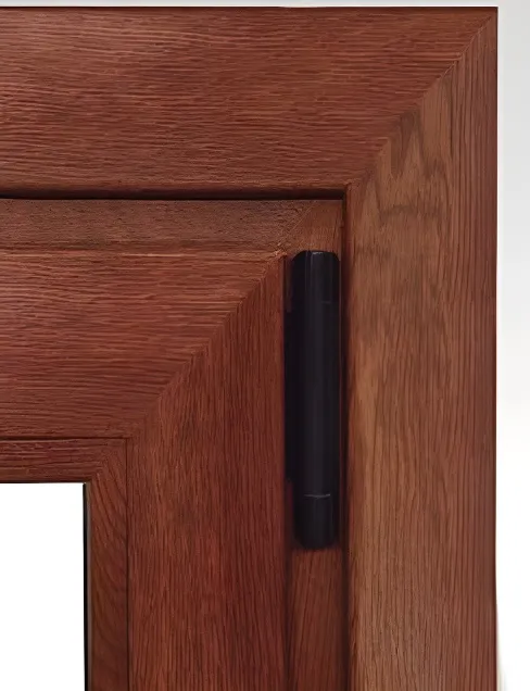 Ventana rebatible 1 hoja, color roble dorado (detalle)