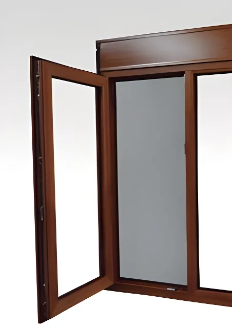 Ventana Patagónica, color roble dorado (detalle)
