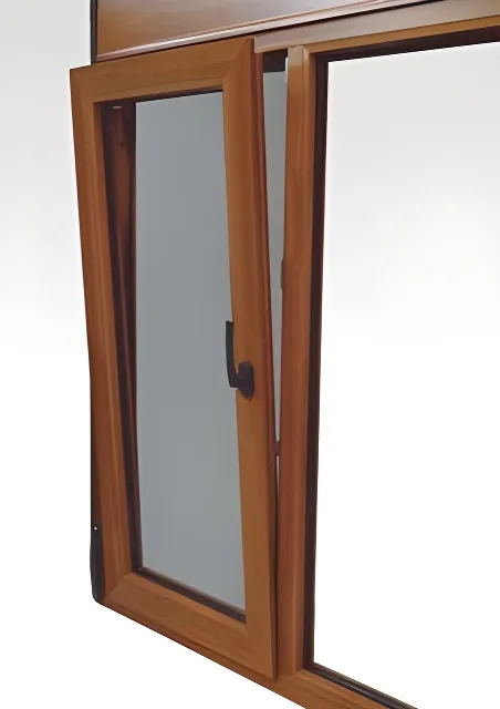 Ventana Patagónica, color roble dorado (detalle)