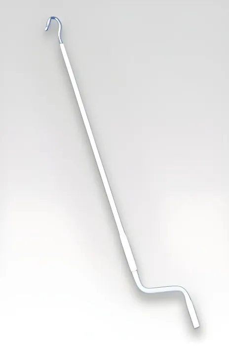 Portón enrollable de aluminio, lama 77mm, color blanco (detalle)